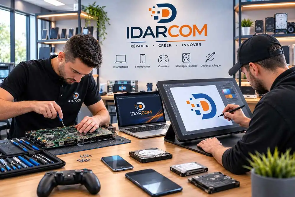 image professionnels réparation informatique Idarcom