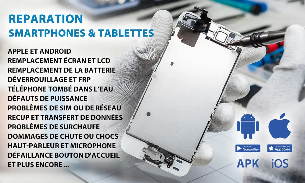 image réparation de smartphone à Mantes la jolie